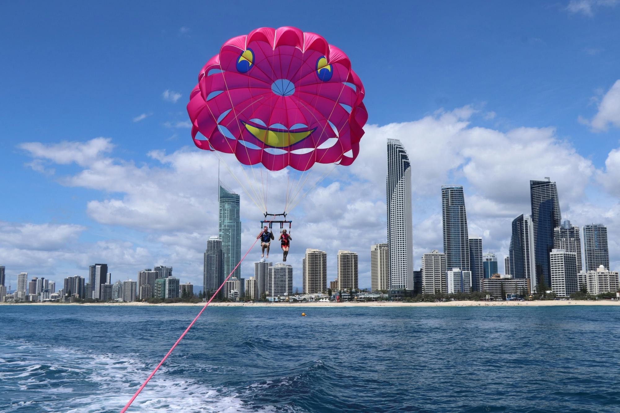 Gold Coast tandem parasailing experience