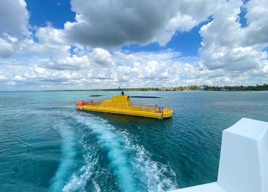 Excursion en bateau sur l'île de Saona avec balade en bateau à vision sous-marine et déjeuner VIP