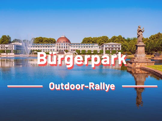 Bremen Bürgerpark interactive audiobook scavenger hunt adventure