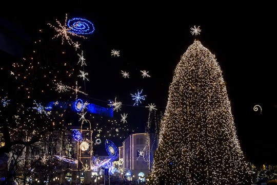 Tour delle decorazioni festive di Lubiana