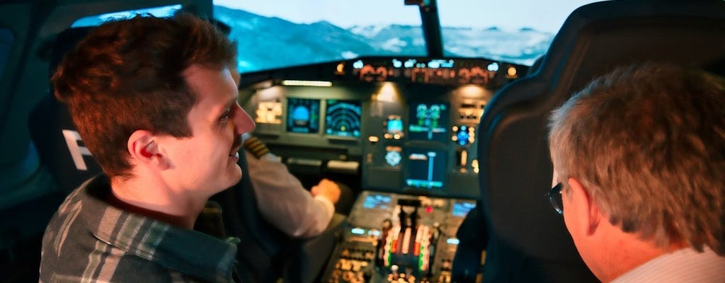 30-minute flight in the Airbus A320 flight simulator in Metzingen