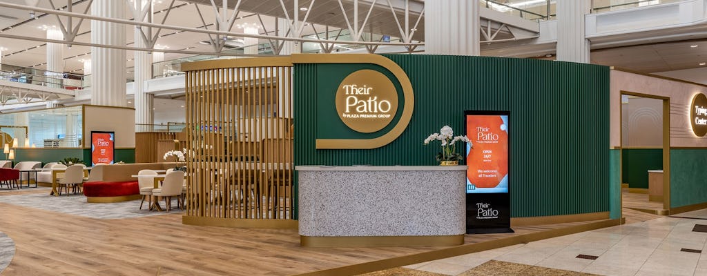 Aeropuerto Internacional de Dubái (Llegadas) Entradas para grupos Their Patio by Plaza Premium