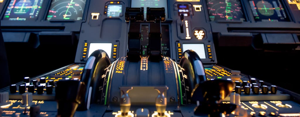 Vuelo de 30 minutos en simulador de vuelo Airbus A320 en Berlín