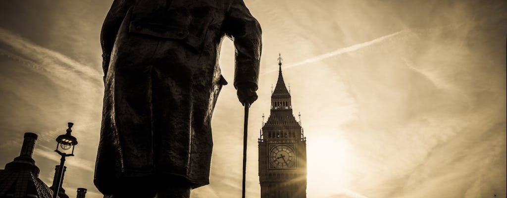 Churchill e Londres na excursão guiada a pé em pequenos grupos da Segunda Guerra Mundial