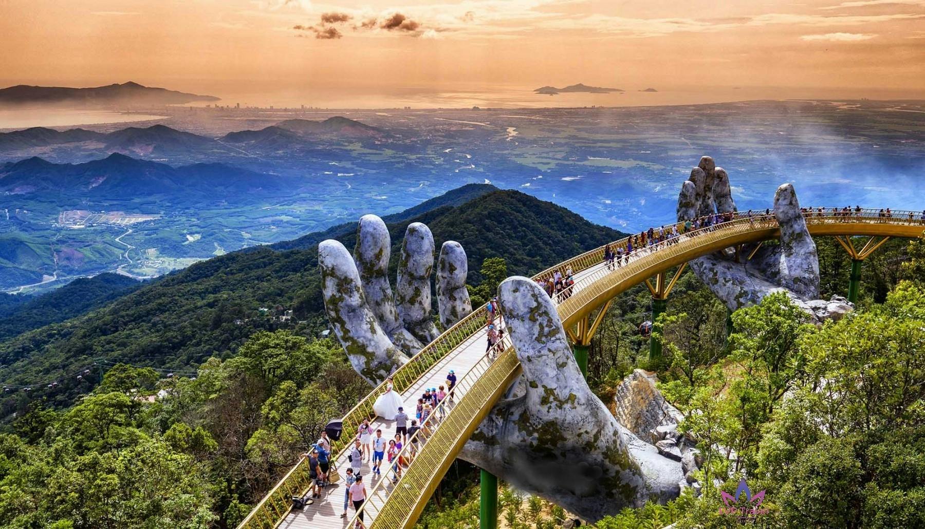 Tour guidato di un'intera giornata sulle colline di Ba Na dalla città di Hoi An e Da Nang