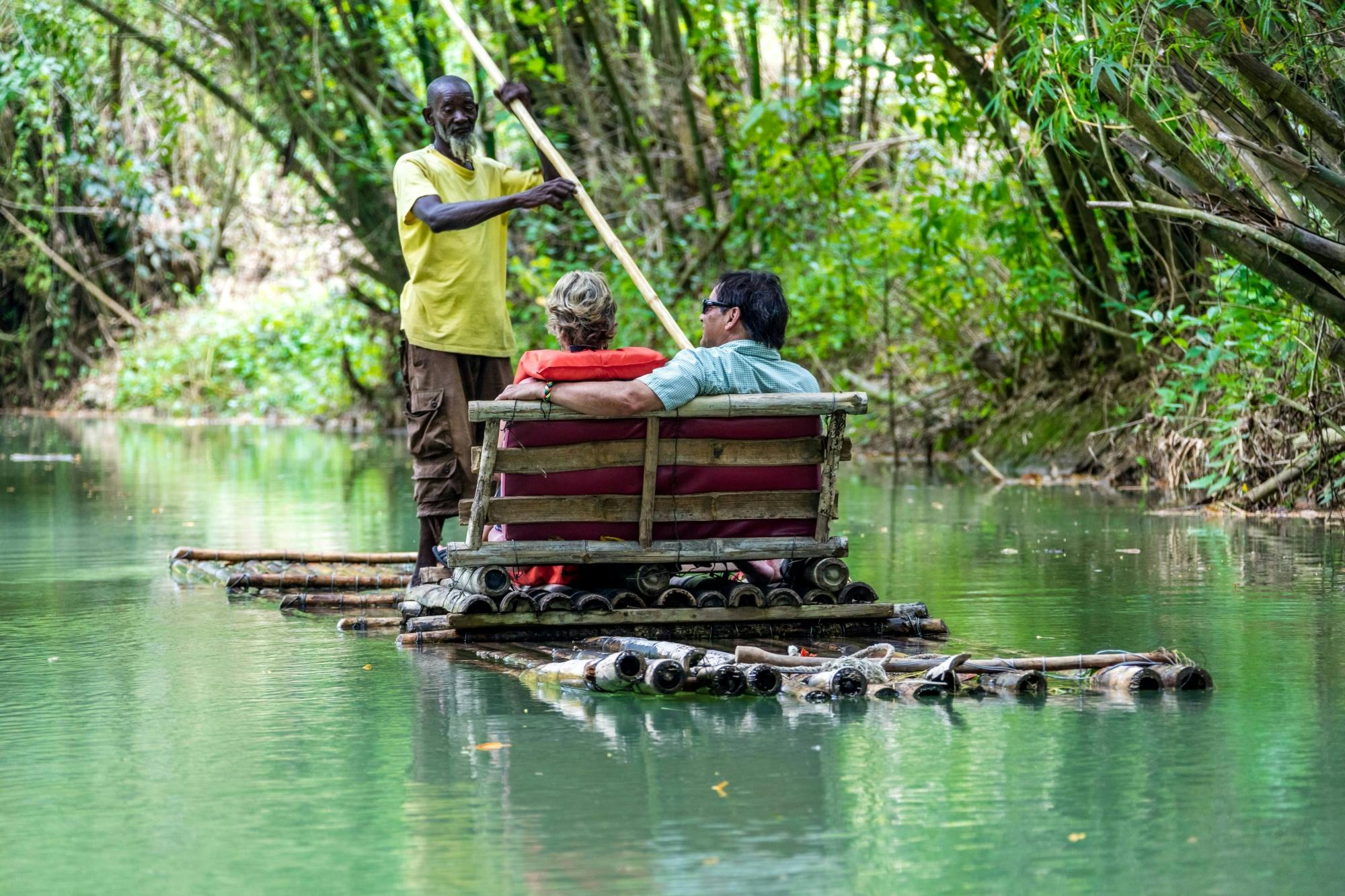 Martha Brae Rafting & Luminous Lagoon Tour with Dinner