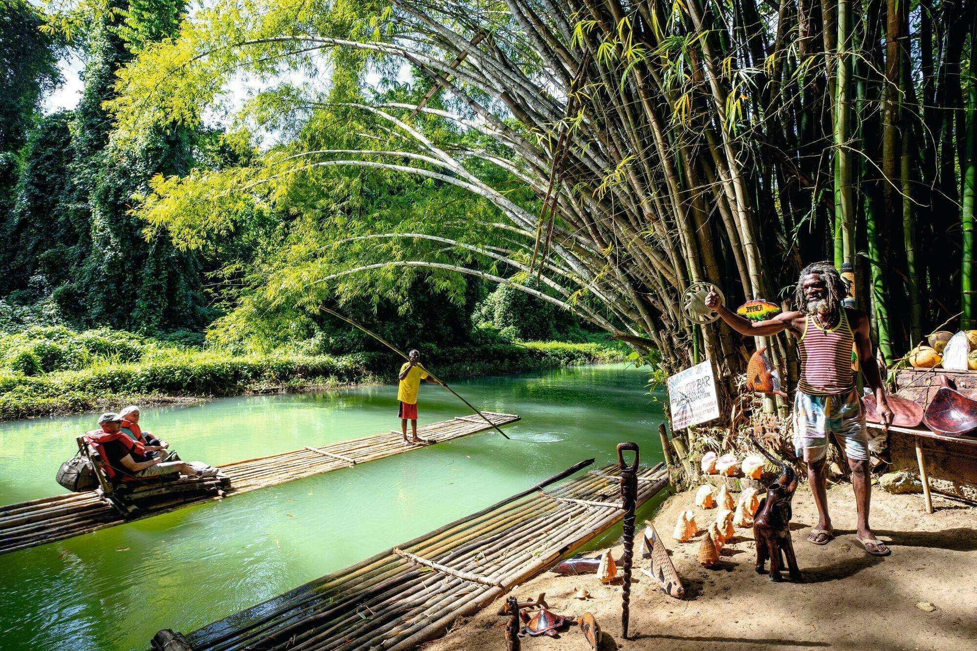 Martha Brae Rafting & Luminous Lagoon Tour with Dinner