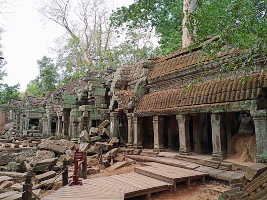 Visita guidata condivisa dei templi di Angkor con trasporto di andata e ritorno