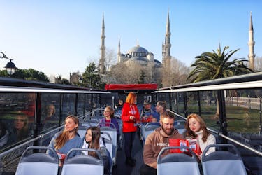 Passeio de ônibus hop-on hop-off e dois passeios a pé guiados em Istambul