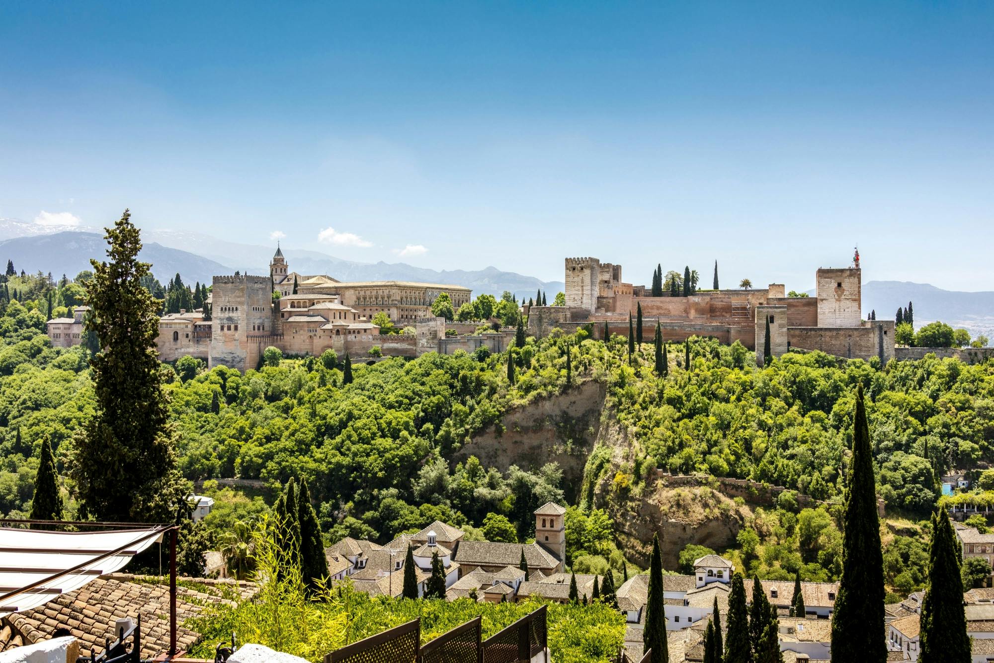Bilety wstępu do Alhambry i Pałaców Nasrydów z pominięciem kolejki i oficjalną wycieczką z przewodnikiem