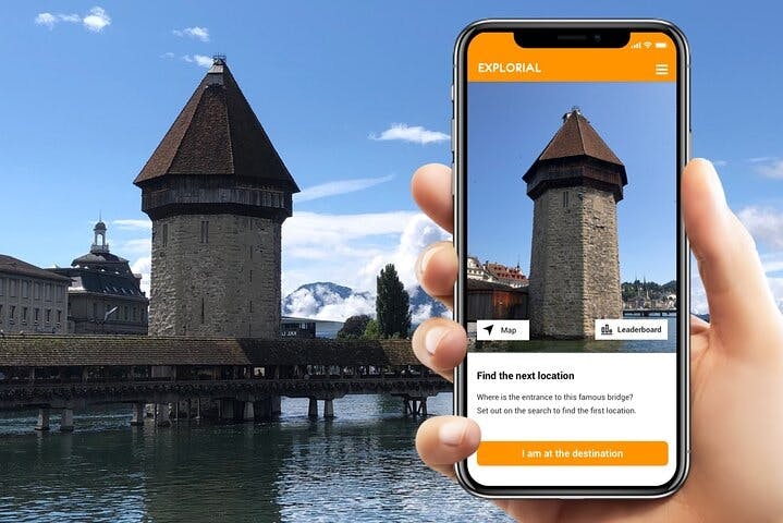 Lucerne exploration walking tour with smartphone game