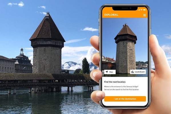 Visite à pied d'exploration de Lucerne avec jeu pour smartphone
