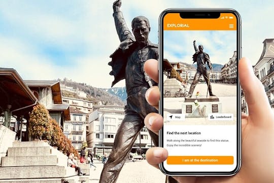 Montreux exploration walking tour with smartphone game