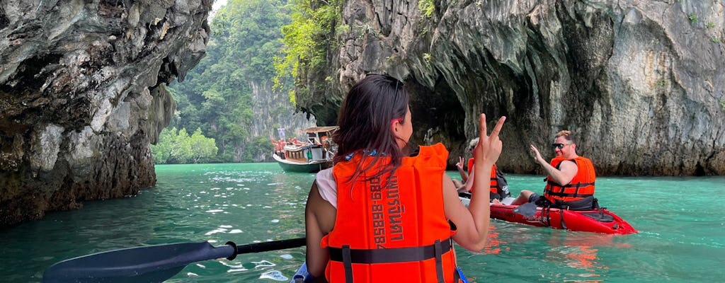 Kayak paddling tour of the Hong Islands from Krabi