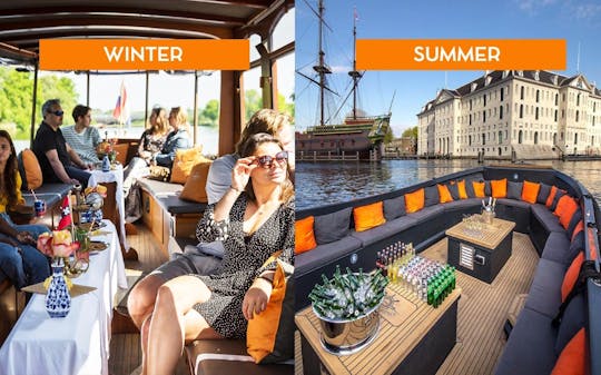 Luxury canal cruise from the Anne Frank House