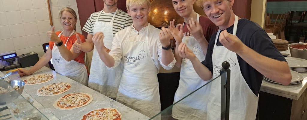 Italian gelato and pizza cooking class in Rome