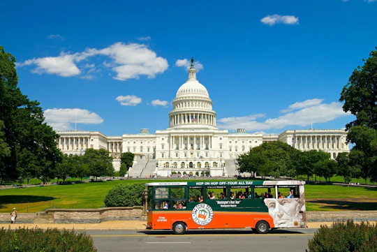 Old Town Trolley hop-on hop-off tours of Washington D.C.