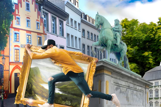 Adventure rally in Düsseldorf´s Old Town "Art theft"