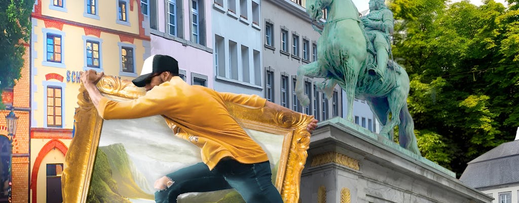 Rally de aventura no centro histórico de Düsseldorf "Roubo de arte"
