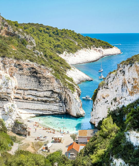 Visite privée de l'île de Vis au départ de Split