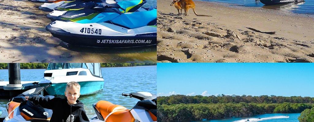 Excursión de safari en moto acuática de 2,5 horas por Gold Coast