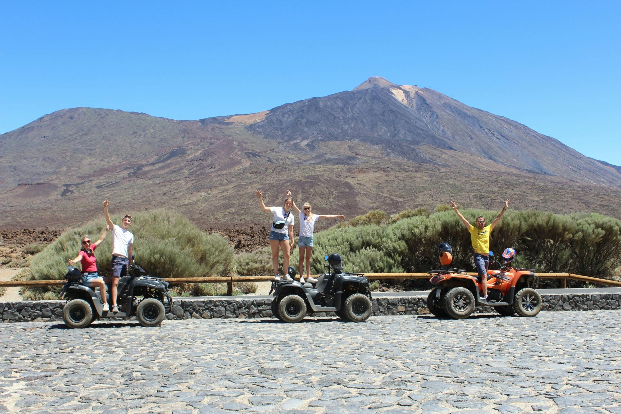 Visita guiada en quad al parque nacional del Teide desde la zona A