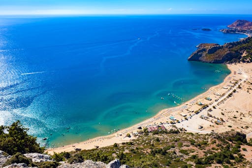 Seven Springs and Tsambika beach