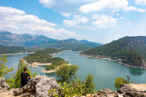 Lake Karacaören Boat Cruise & Visit to Karatas Cave