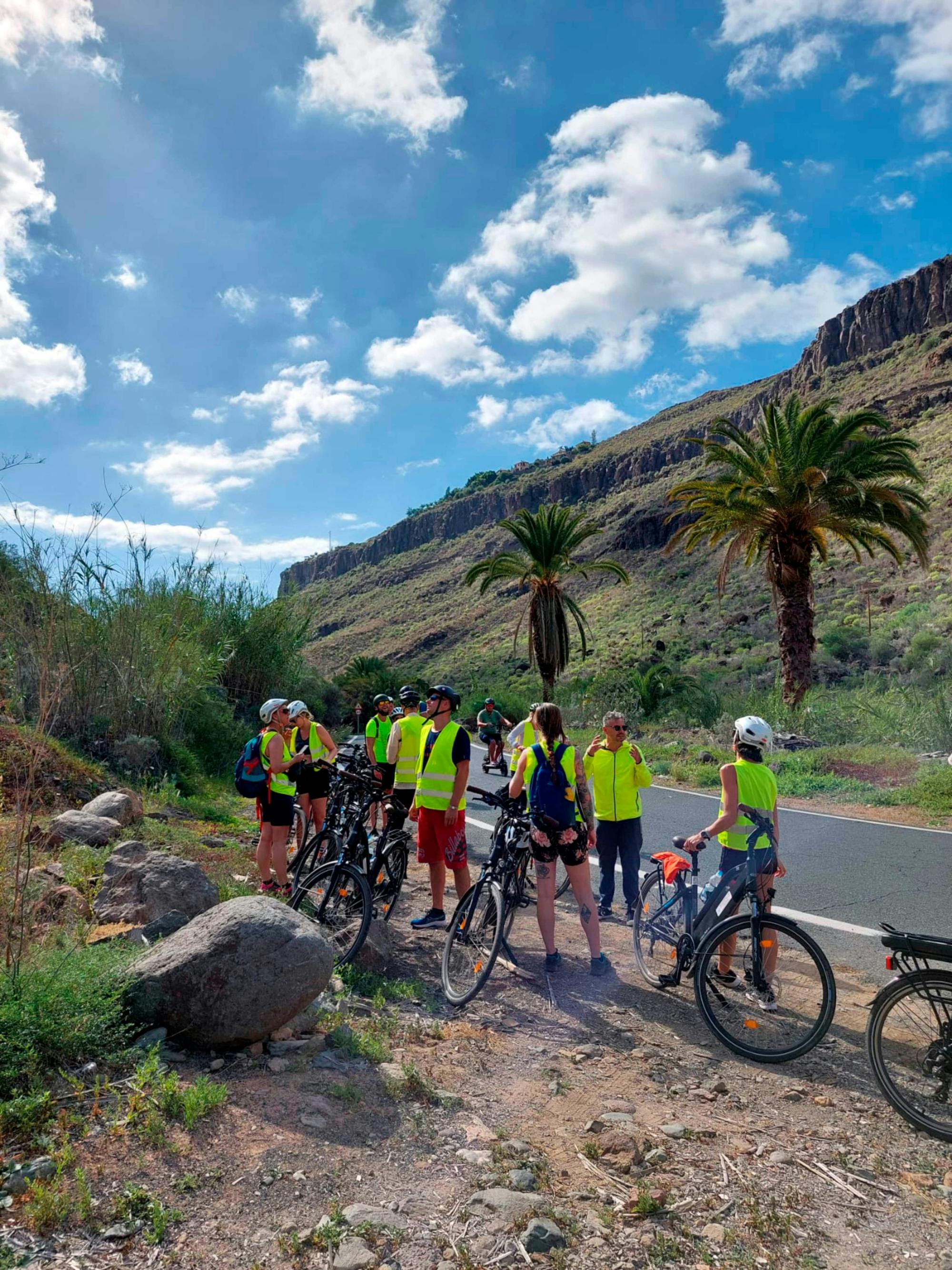 Tour en bicicleta eléctrica por el campo de Maspalomas