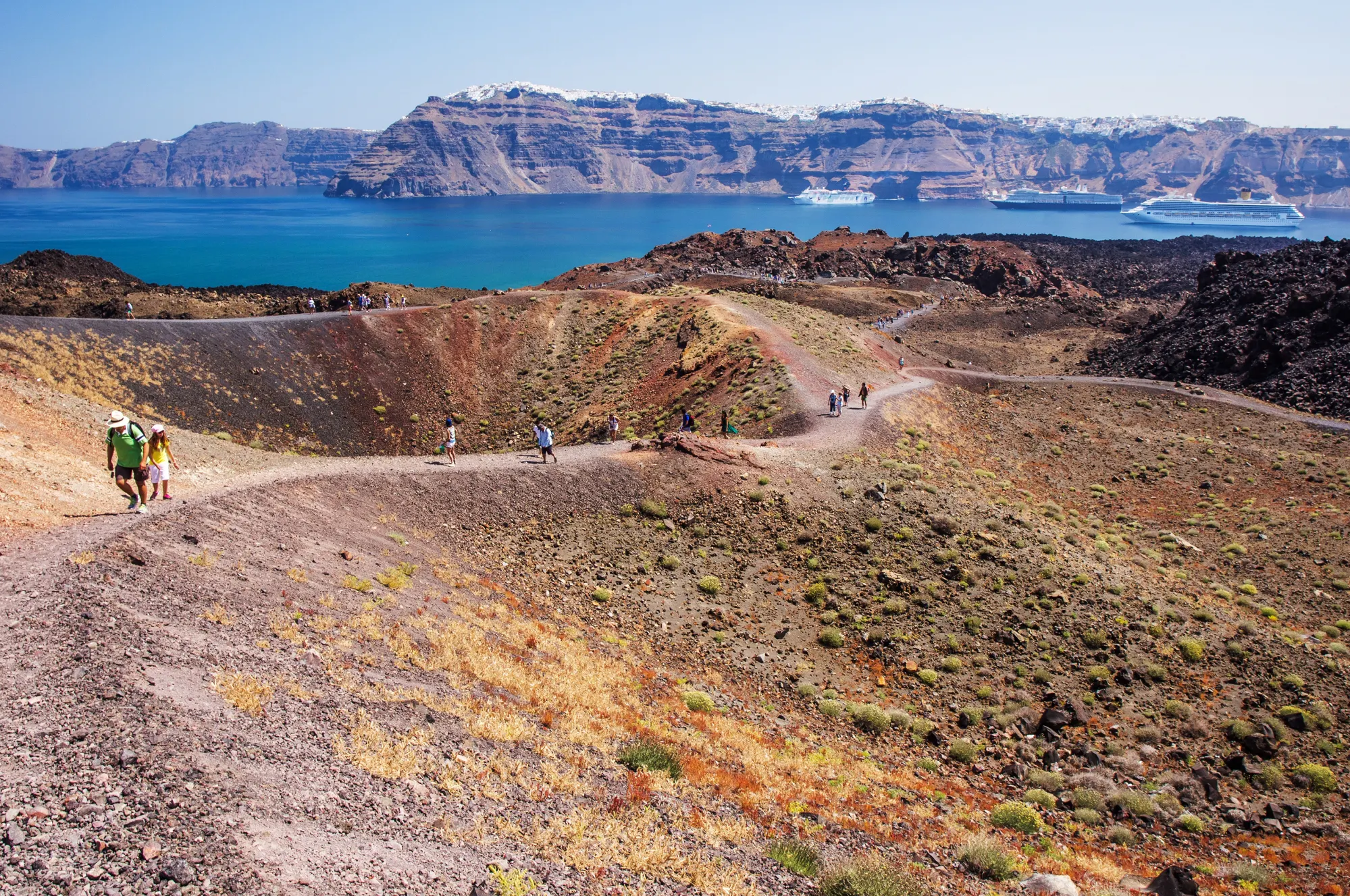 Santorini Volcano
