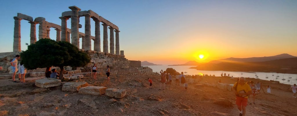 Cape Sounion Temple of Poseidon sunset tour with audio guide