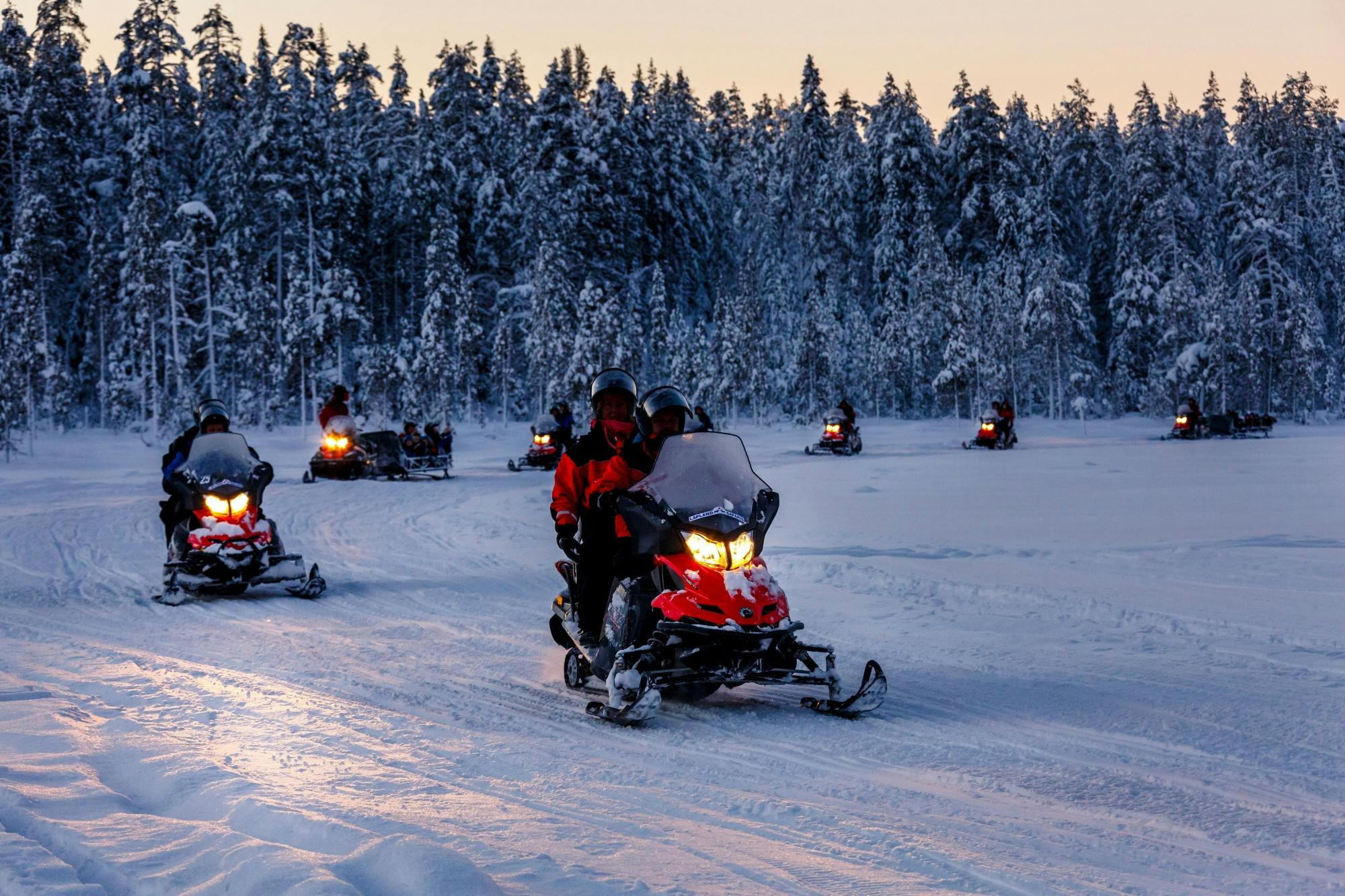 Kuusamo Snowmobile Day Tour