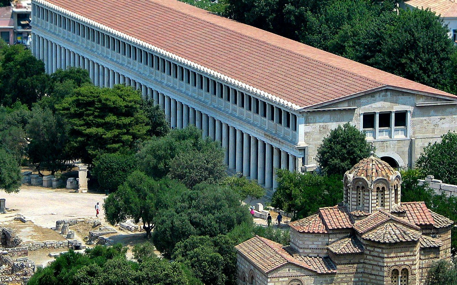 Visita guiada de medio día al Ágora antigua y moderna de Atenas