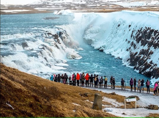 Geführte Tour zum Goldenen Kreis und zu den Nordlichtern ab Reykjavik