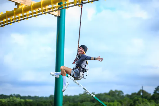Natural bridge caverns twisted trails zip rails and ropes course tickets