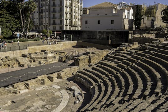 Malaga på guidet rundvisning med Alcazaba, det romerske teater og katedralen