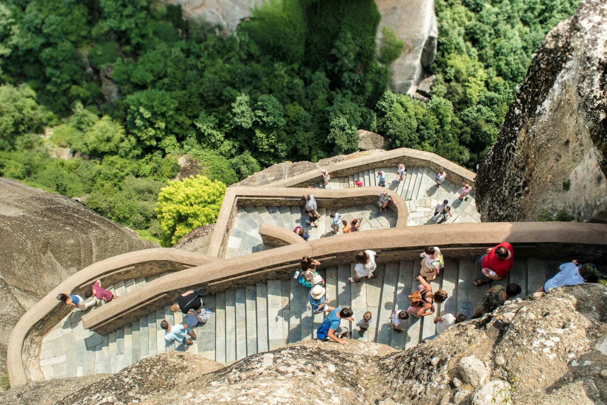 Meteora Monasteries Tour from Corfu with Local Lunch