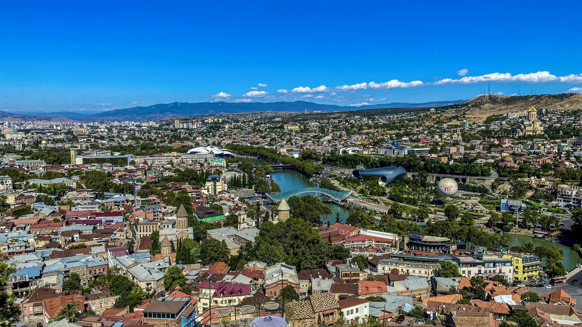 Tbilisi half day walking tour with cable car traditional bakery and wine tasting