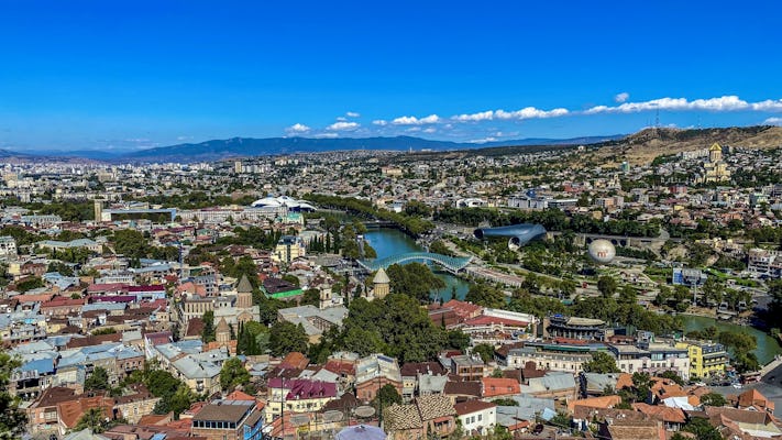 Tbilisi half-day walking tour with cable car, traditional bakery and wine tasting