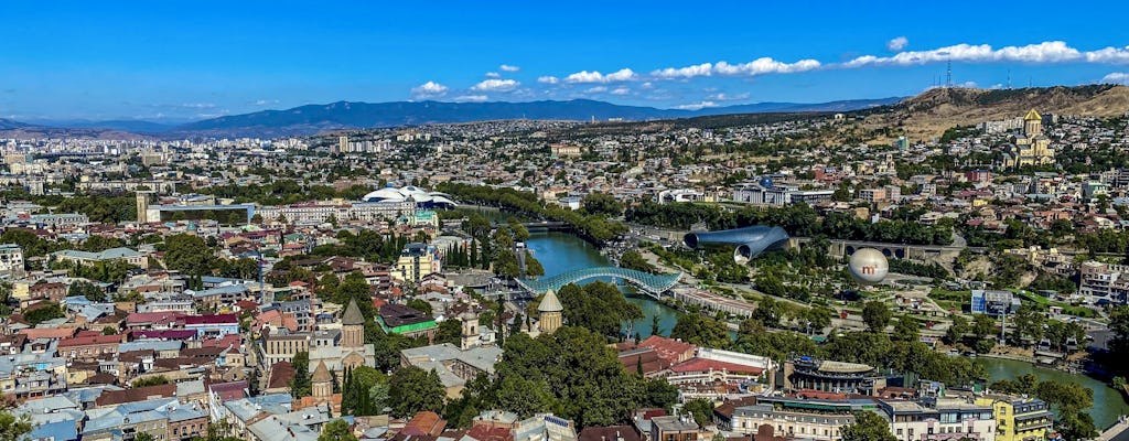 Tour a piedi di mezza giornata di Tbilisi con funivia, panetteria tradizionale e degustazione di vini
