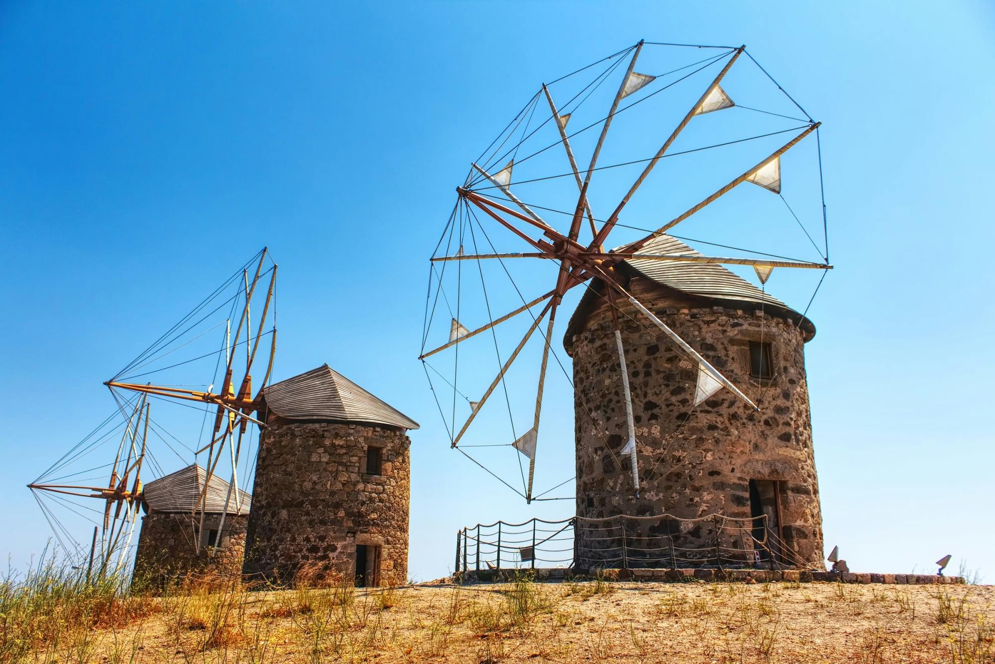 Old Patmos, windmills and beaches private tour