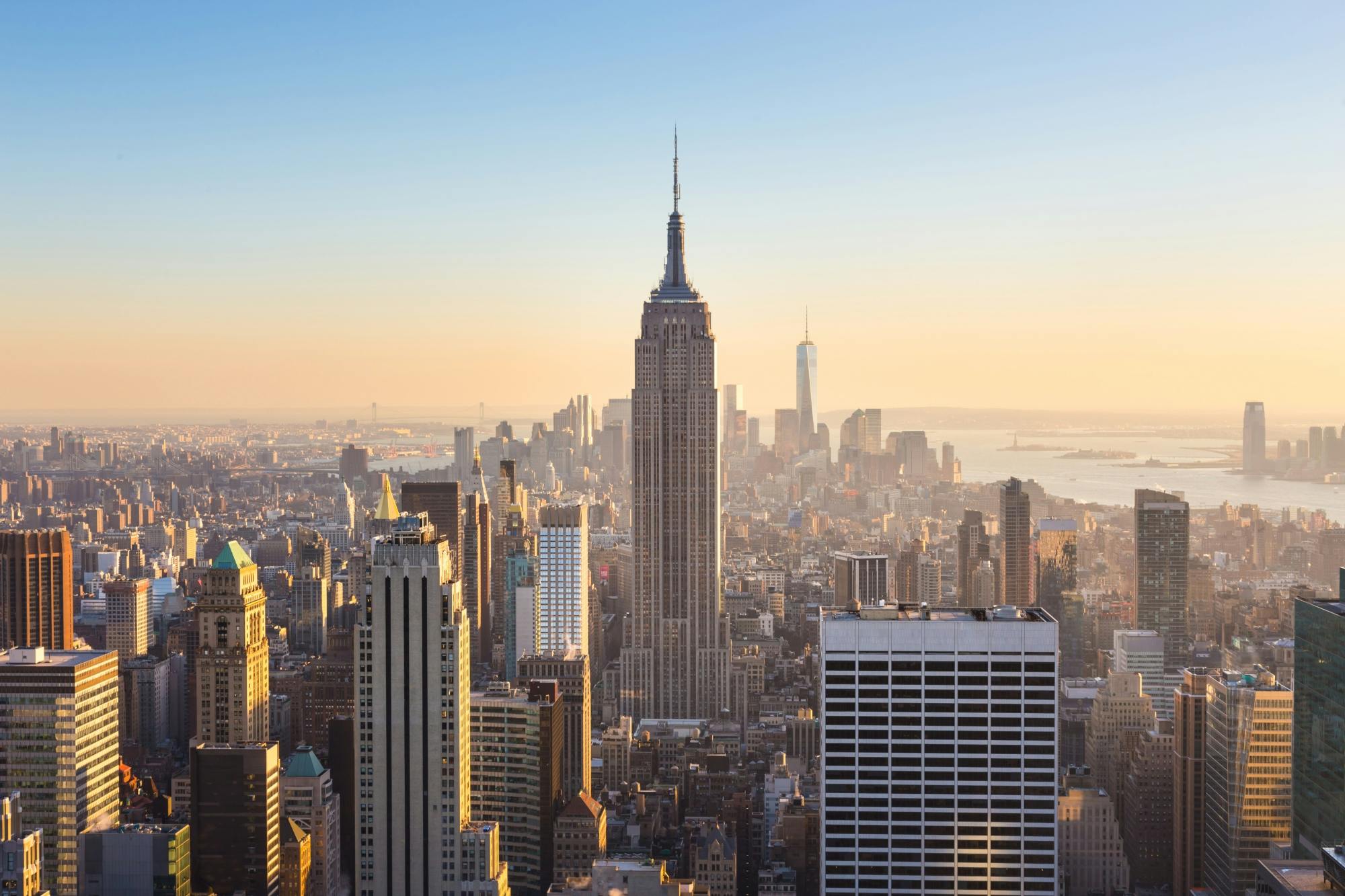 Excursão autoguiada combinada supereconômica em Nova York por Manhattan e Brooklyn