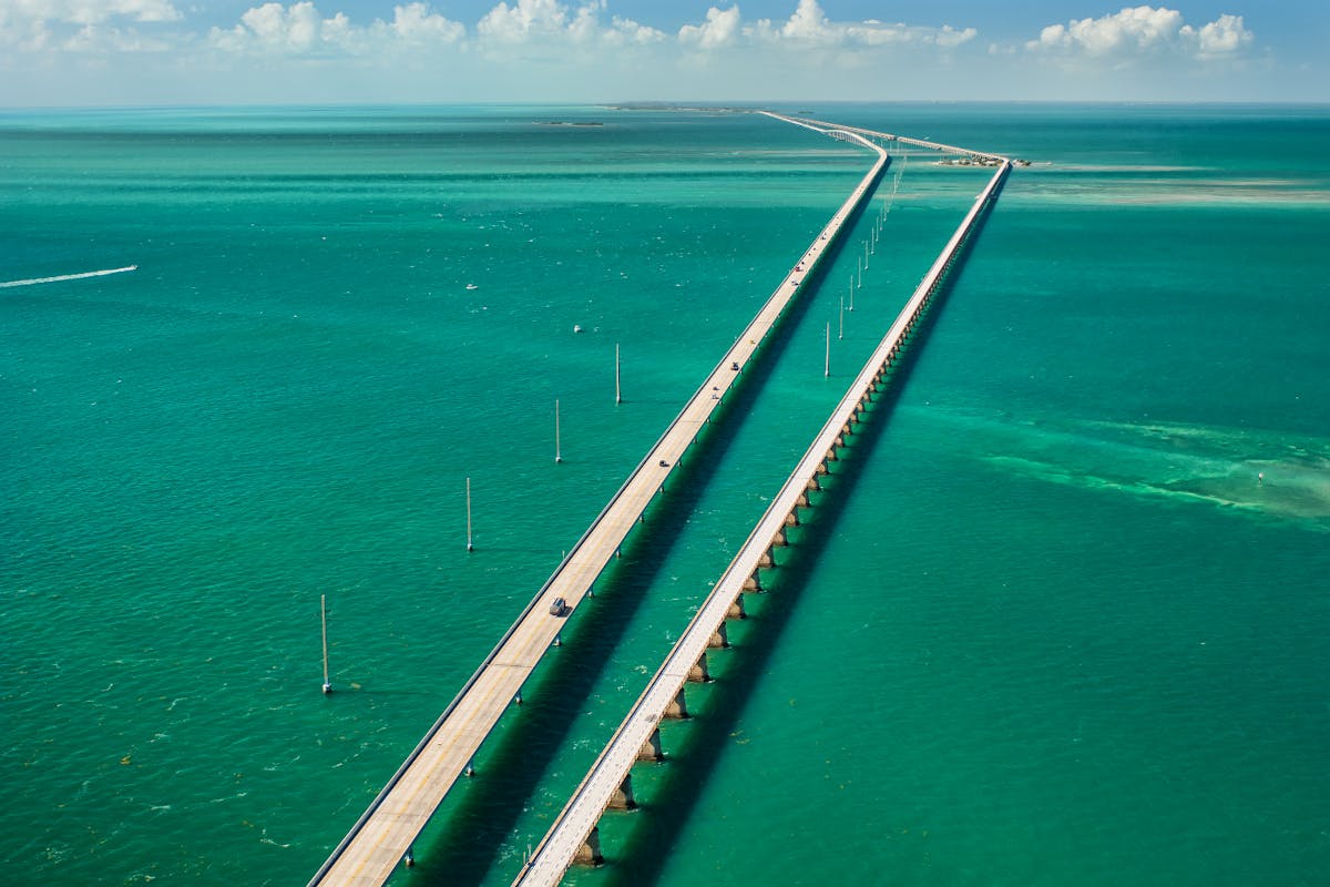 Florida Key West zelf rijdende tour vanaf Overseas Highway & 7 Mile Bridge
