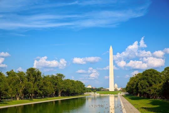 Tour door Washington DC National Mall met een verkenningsgame-app