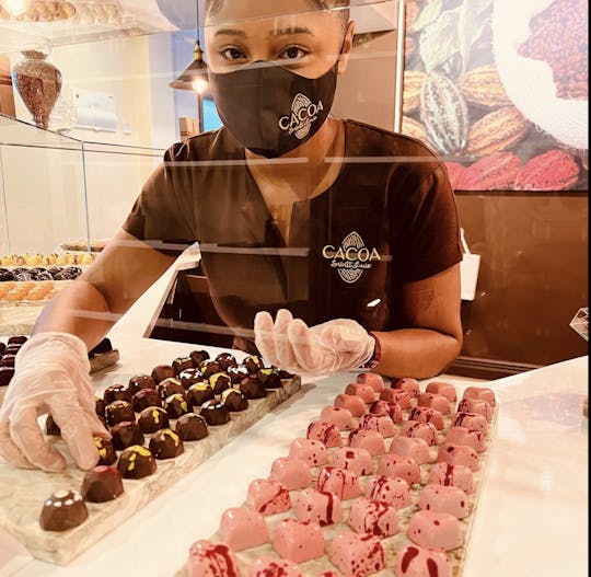 Aventura de diamantes e chocolates em Santa Lúcia