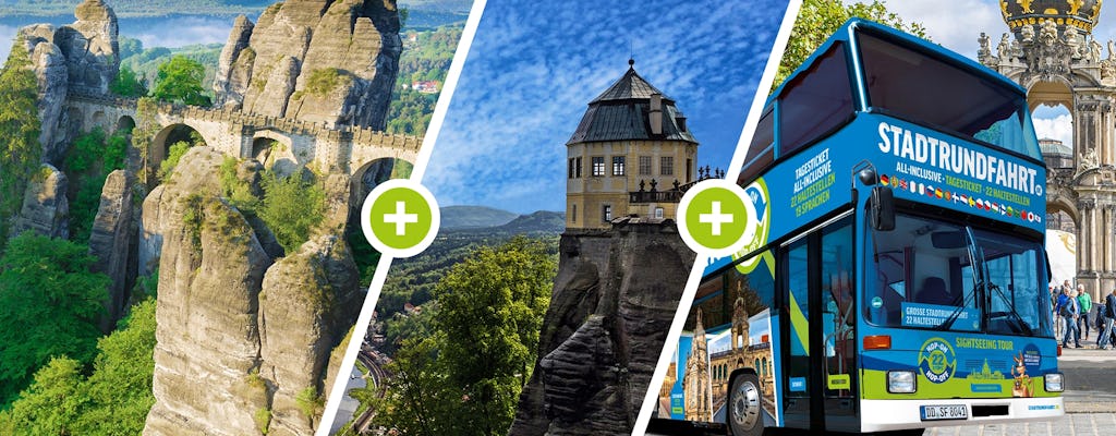 Day trip from Dresden to Saxon Switzerland National Park by bus