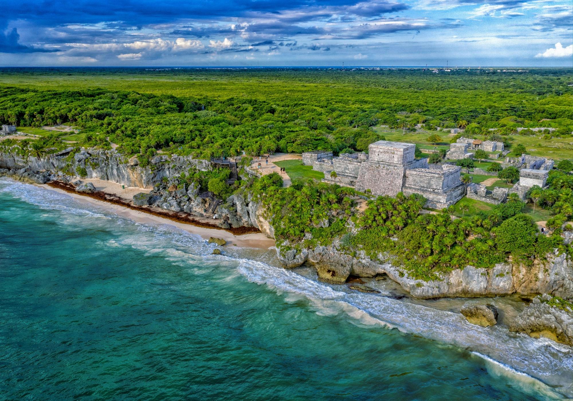 Wycieczka z przewodnikiem po Tulum z odbiorem z Cancun i Riviera Maya