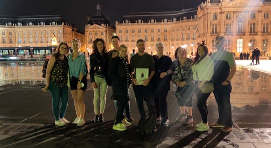 Visite à pied nocturne de Bordeaux