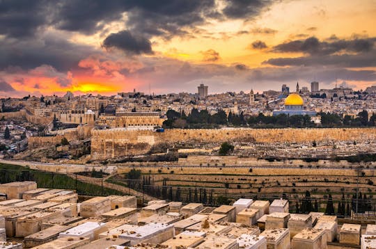 Excursão pela cidade velha e nova de Jerusalém saindo de Jerusalém
