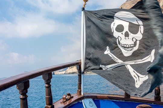 Rodzinny rejs o tematyce pirackiej u wybrzeży Rodos